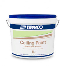 Матовая краска для потолков акриловая 5кг Cellind Paint / TERRACO