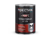 Эмаль термостойкая Черная до 400 С 0,8кг  / Престиж