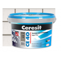 Затирка CE 40 антрацит водоотталкивающая 2 кг / CERESIT