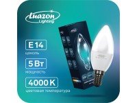 Лампа светод. Luazon Lighting С37, 5Вт, Е14, 450Лм, 4000К дневн.свет 5367547